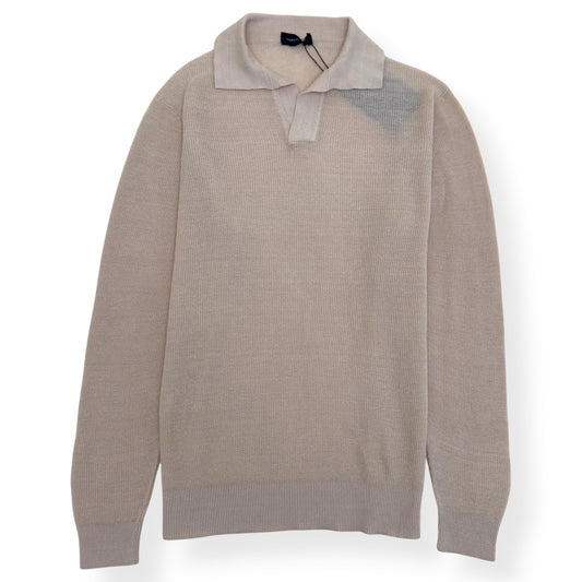 THOM SWEENEY SKIPPER POLO BEIGE XL | XL, Beige