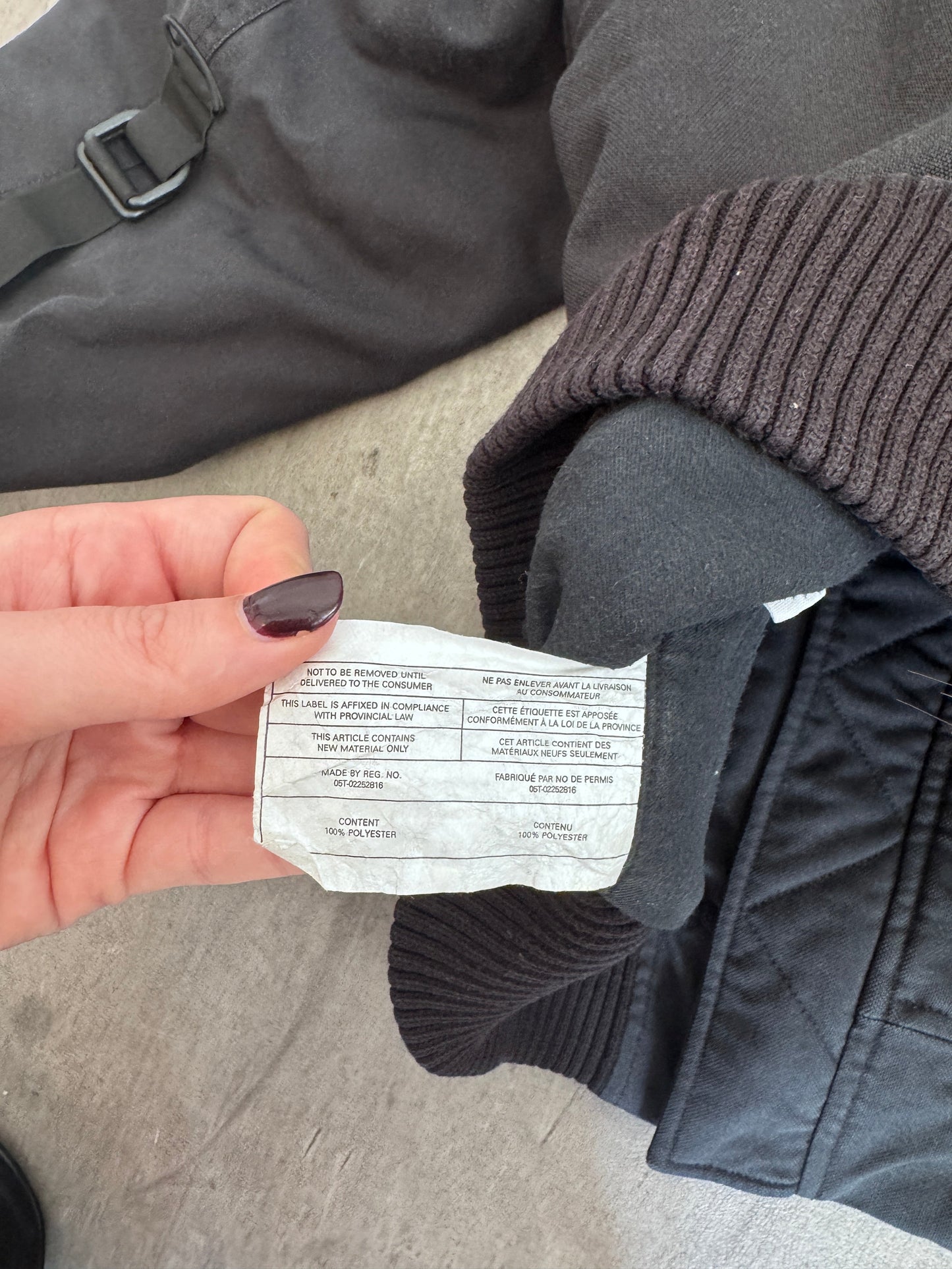 A/W 2003 Helmut Lang Black Cotton Utility Pocket Sleeve Bomber Re-edition Jacket