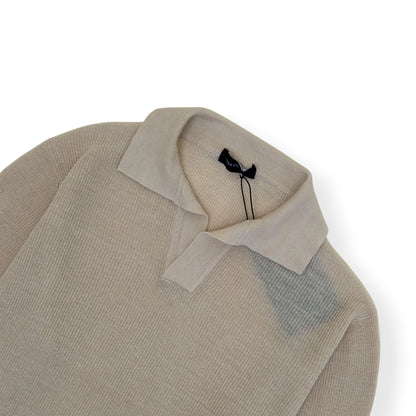 THOM SWEENEY SKIPPER POLO BEIGE XL | XL, Beige
