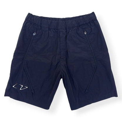 LOUIS VUITTON 2054 NYLON SWIM SHORTS BLACK / SILVER 44 / M | Medium, Black