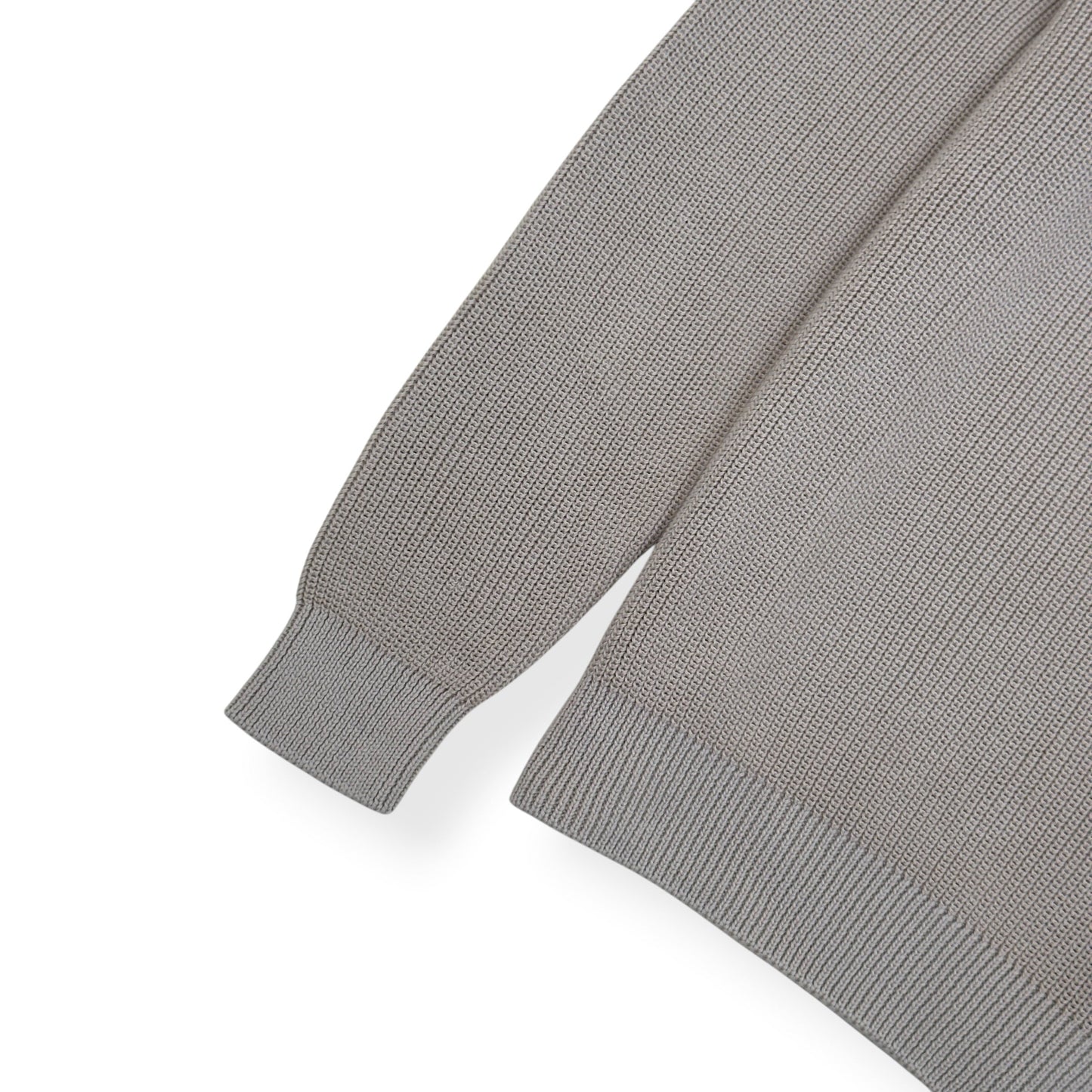THOM SWEENEY SKIPPER KNIT POLO SWEATER CREAM M | Medium, Cream