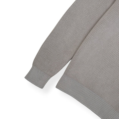 THOM SWEENEY SKIPPER KNIT POLO SWEATER CREAM M | Medium, Cream