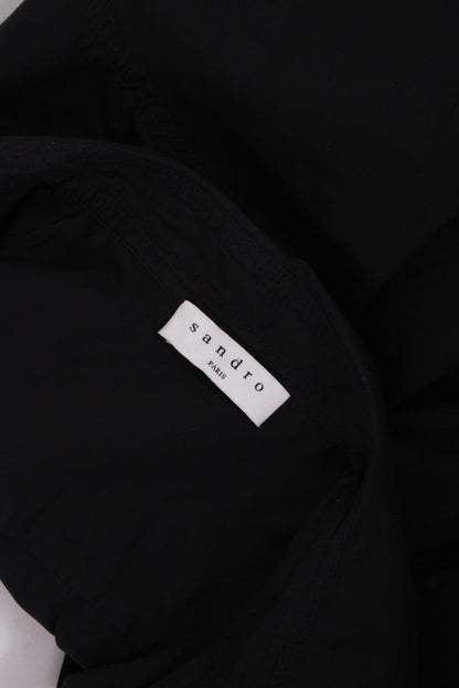 Sandro Gold Buckle Shirt Black M | Medium, Multicoloured