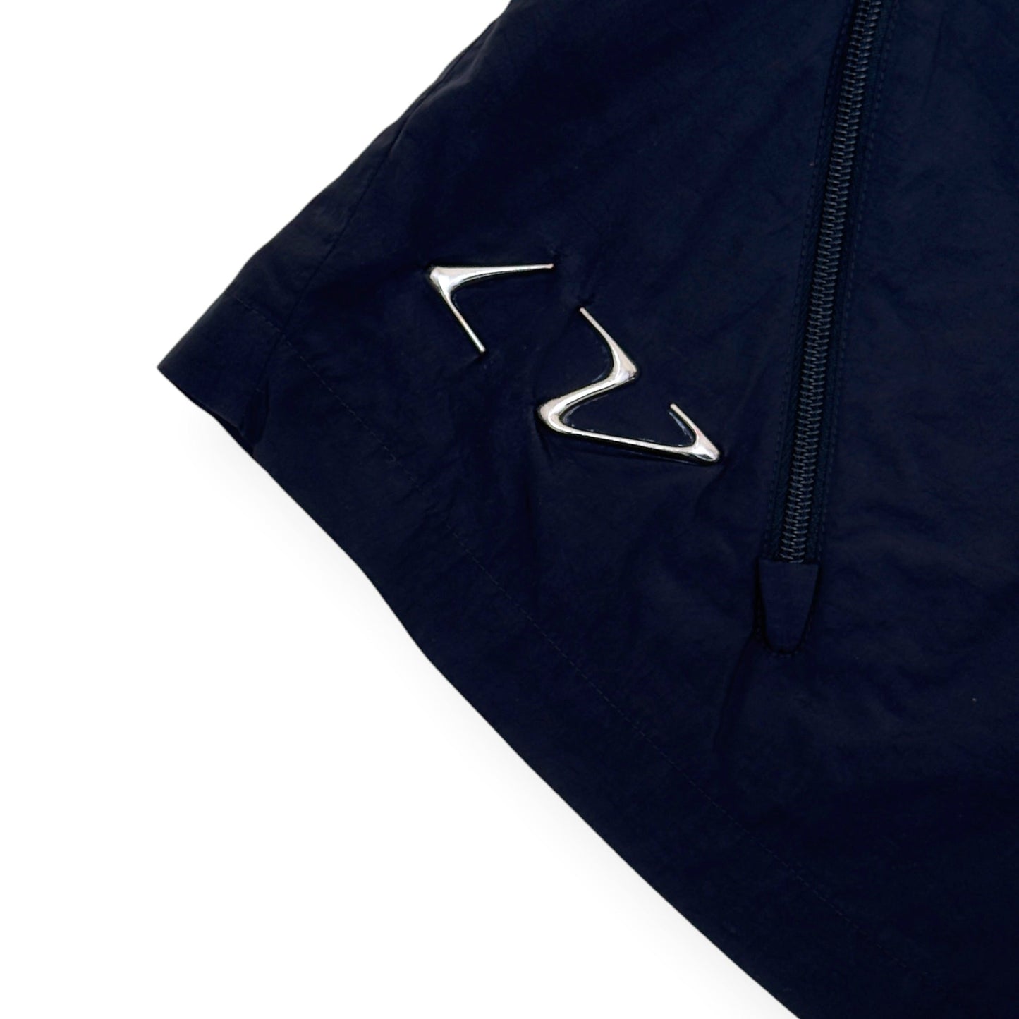 LOUIS VUITTON 2054 NYLON SWIM SHORTS BLACK / SILVER 44 / M | Medium, Black