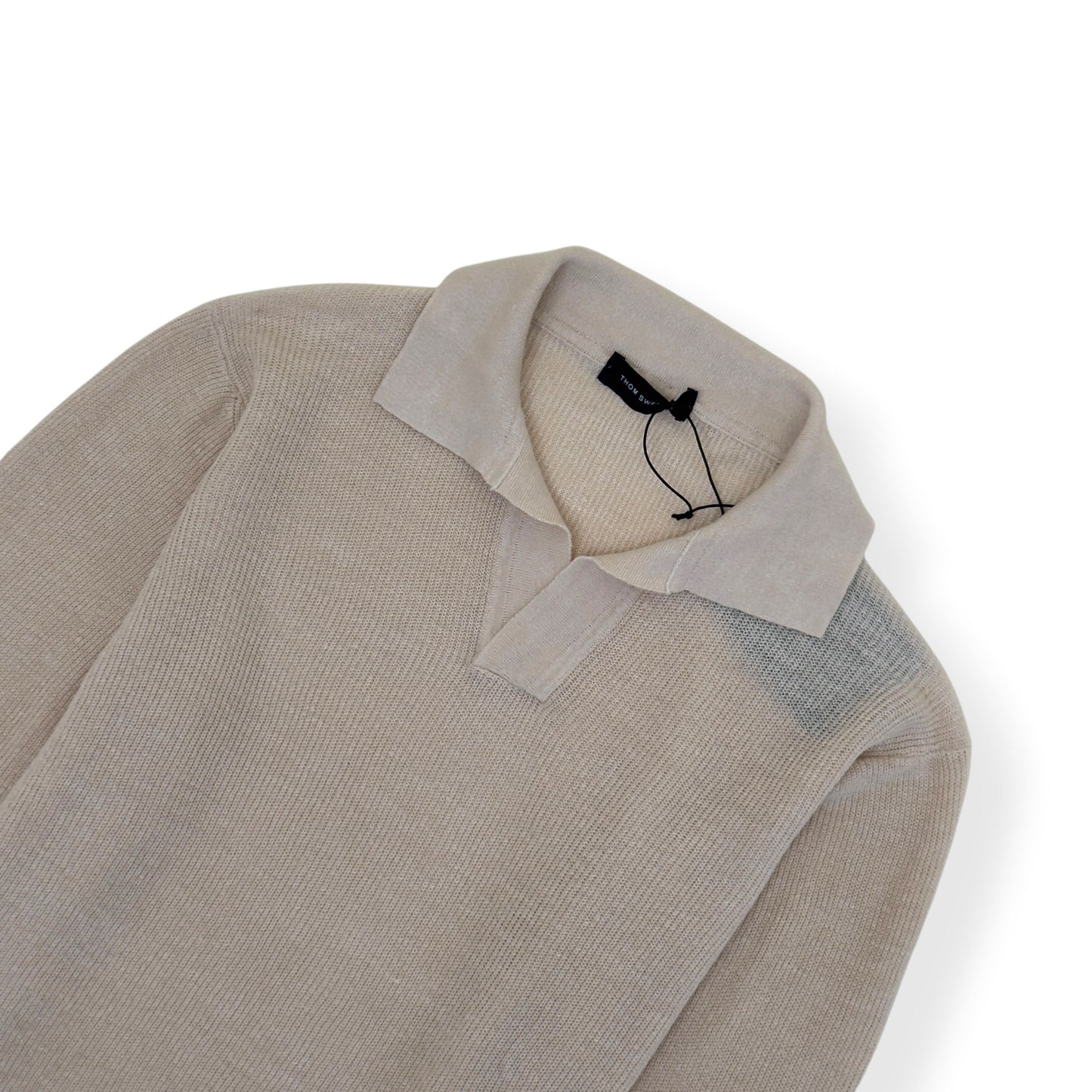 THOM SWEENEY SKIPPER POLO BEIGE L | Large, Beige