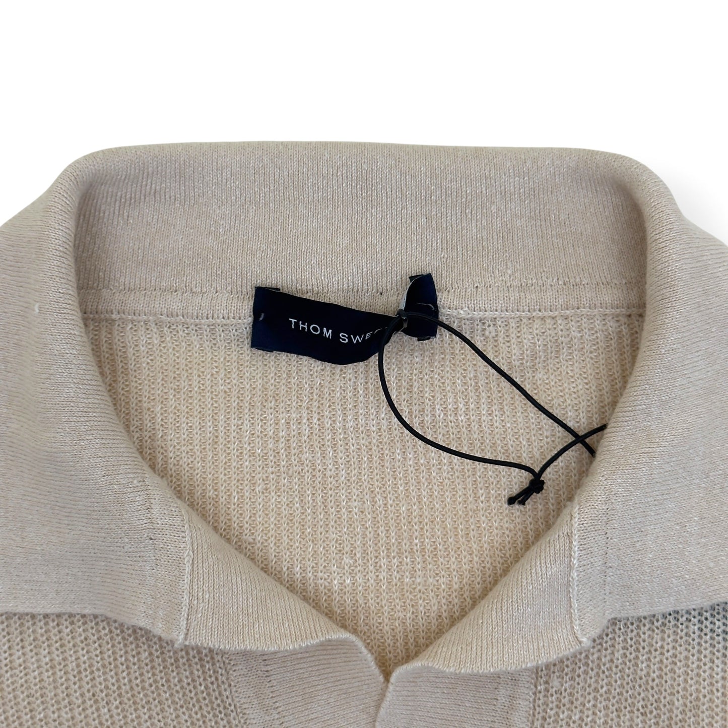 THOM SWEENEY SKIPPER POLO BEIGE L | Large, Beige