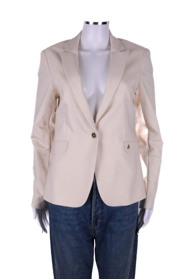 Mos Mosh L/S Tailored Blazer Cream 10 | O/S, Cream