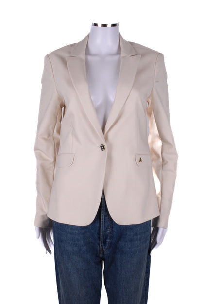 Mos Mosh L/S Tailored Blazer Cream 10 | O/S, Cream