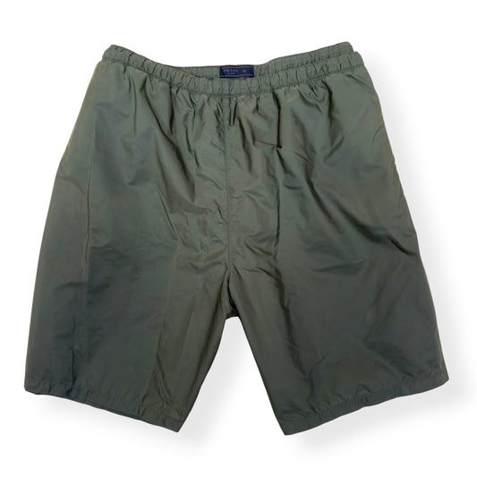 PRADA RE-NYLON LOGO PLAQUE SWIM SHORTS GREEN 56 / XL | XL, Green