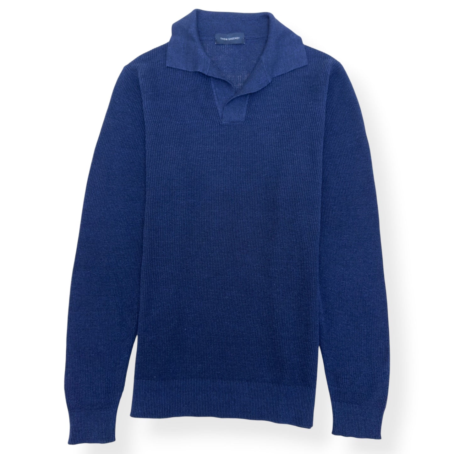 THOM SWEENEY SKIPPER POLO BLUE S | Small, Blue