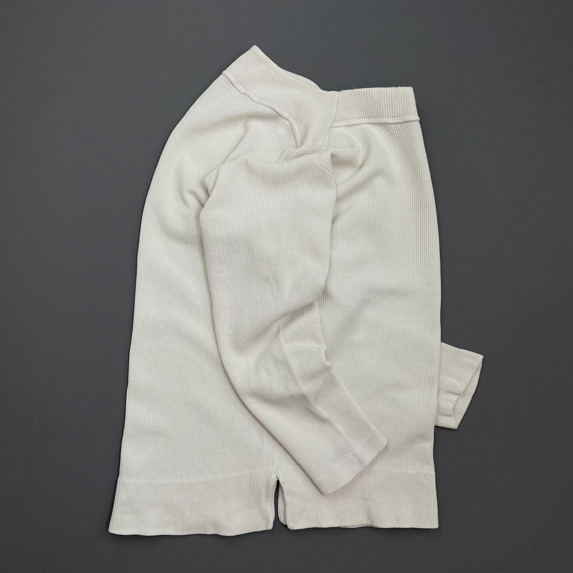 Stone Island White 80s Marina Cotton Fine-Rib Boat Neck Jumper | Medium, White