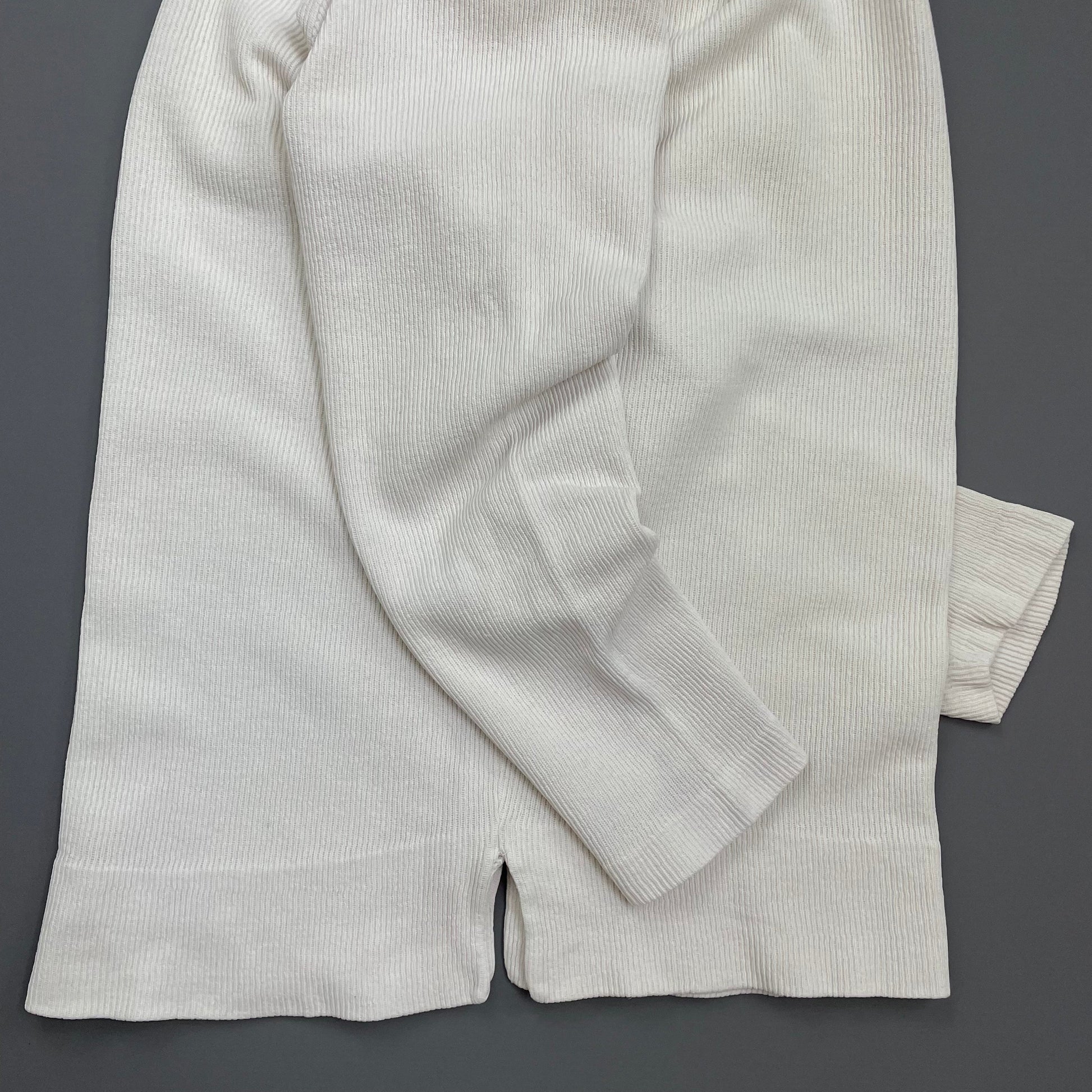 Stone Island White 80s Marina Cotton Fine-Rib Boat Neck Jumper | Medium, White