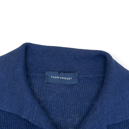 THOM SWEENEY SKIPPER POLO BLUE S | Small, Blue