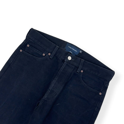 THOM SWEENEY DENIM EASY FIT JEANS BLACK 32 / M | Medium, Black