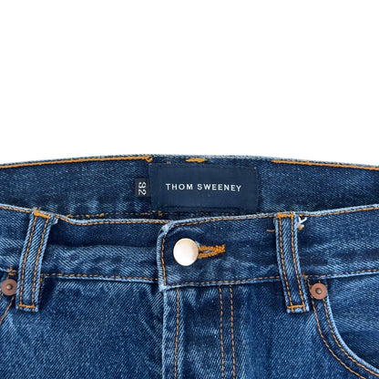 THOM SWEENEY DENIM EASY FIT JEANS BLUE 32 / M | Medium, Blue