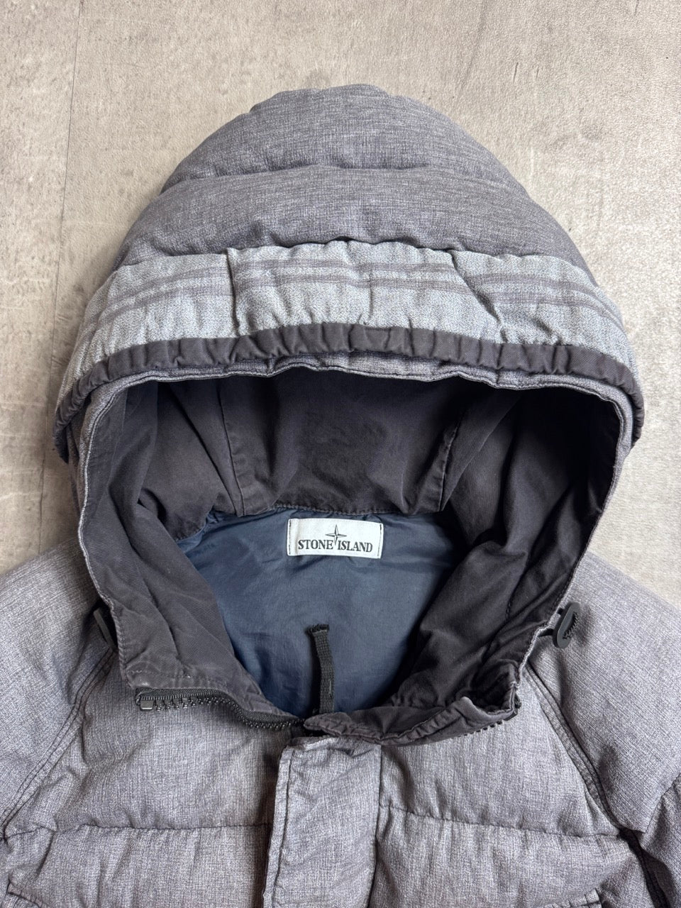 A/W 2014 Stone Island Grey Mix Fibre Watro Tela Down