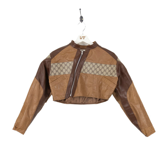 VT Rework : Gucci Cropped Leather Jacket