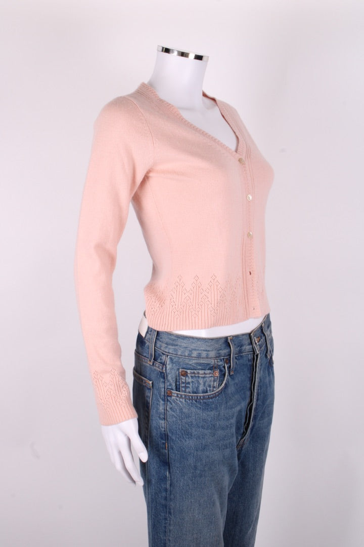 Collette Dinnigan Cardigan Pink S | Small, Pink