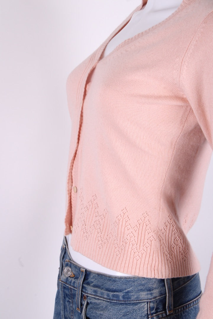 Collette Dinnigan Cardigan Pink S | Small, Pink