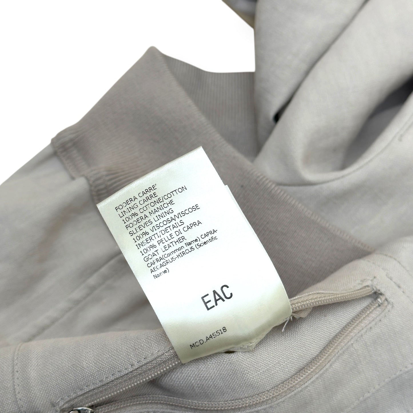 THOM SWEENEY LINEN BESPOKE BUTTON-UP JACKET STONE 50 / M | Medium, Stone