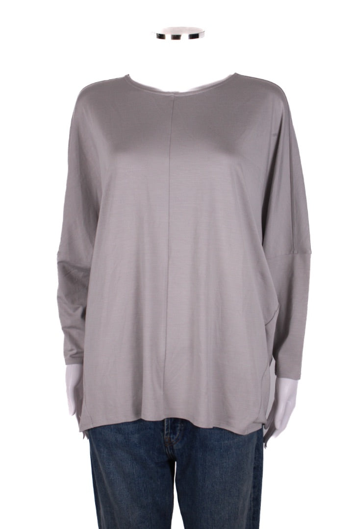 Max Mara Long Sleeve Top Grey M | Medium, Grey