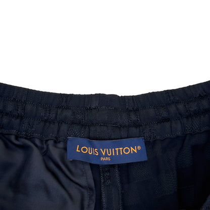 LOUIS VUITTON DAMOFLAGE SILK SHORTS BLACK 52 / XL | XL, Black