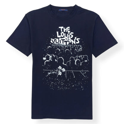 LOUIS VUITTON LV CONCERT PRINT T-SHIRT BLACK / WHITE L | Large, Black