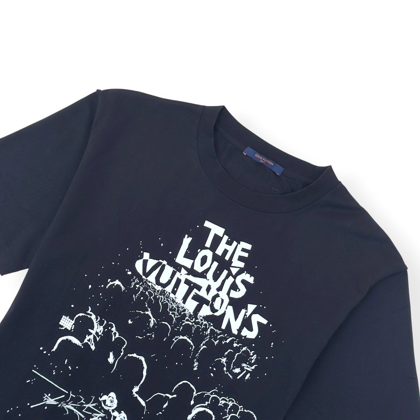 LOUIS VUITTON LV CONCERT PRINT T-SHIRT BLACK / WHITE L | Large, Black