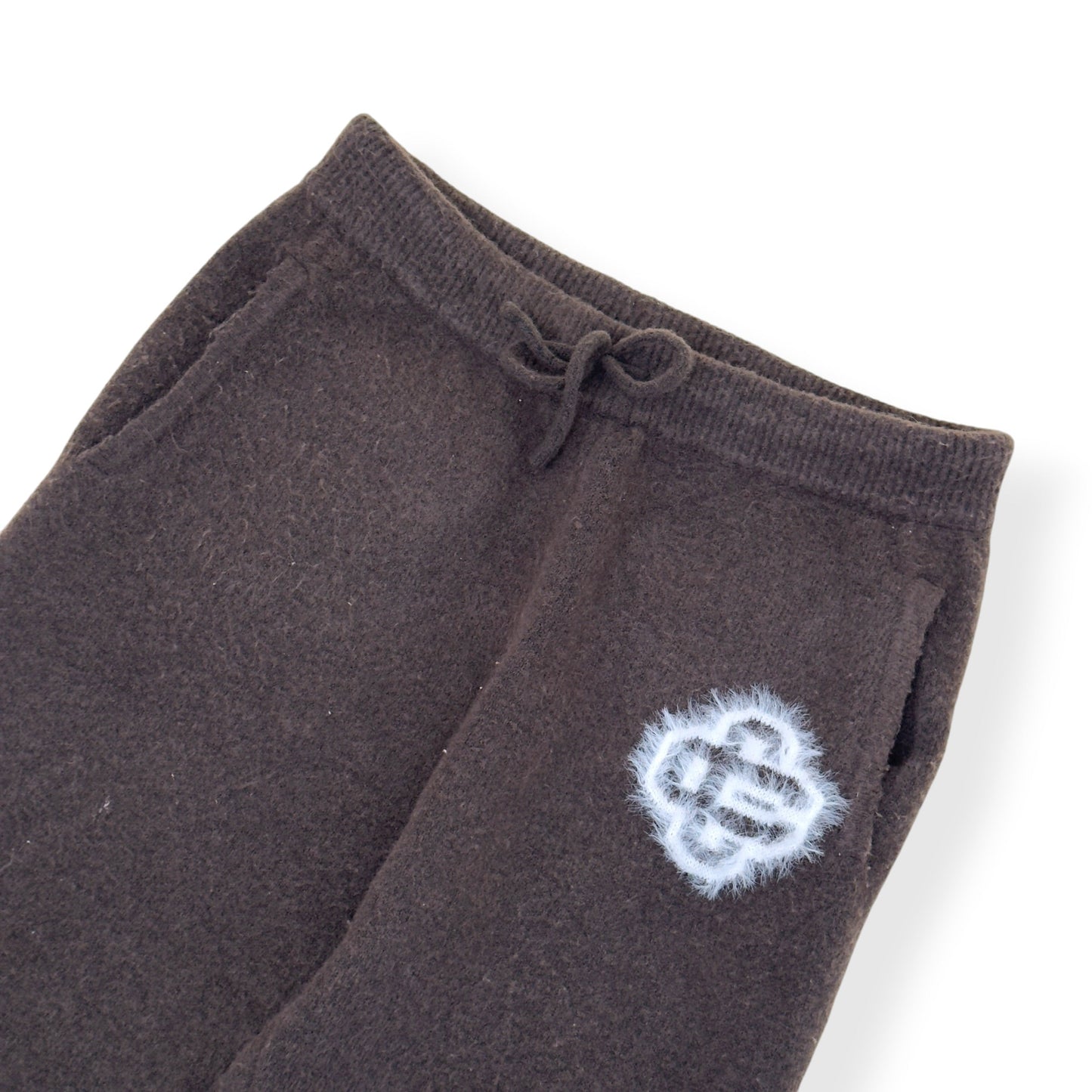 THE COUTURE CLUB FLUFFY JOGGERS BROWN XL | XL, Brown