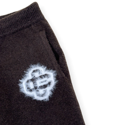 THE COUTURE CLUB FLUFFY JOGGERS BROWN XL | XL, Brown