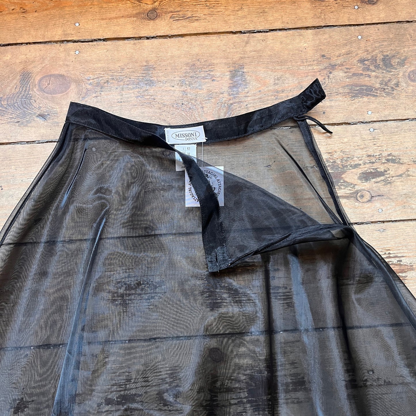 MISSONI SHEER BLACK SKIRT