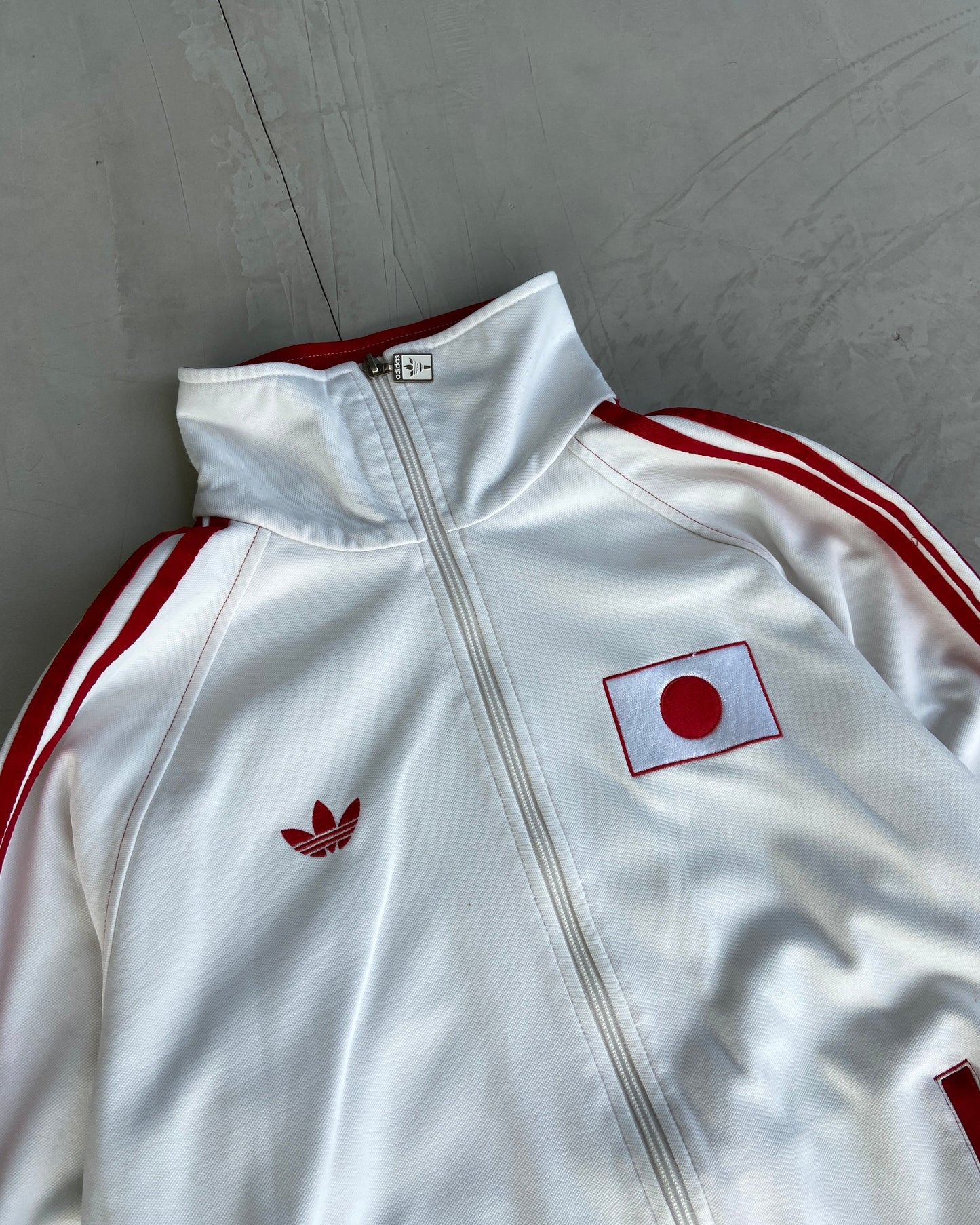 ADIDAS X JAPAN ZIP UP SWEATSHIRT - M/L | Medium, Red