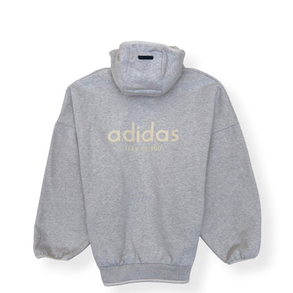 FEAR OF GOD X ADIDAS ATHLETIC HOODIE LIGHT GREY L | Large, Grey