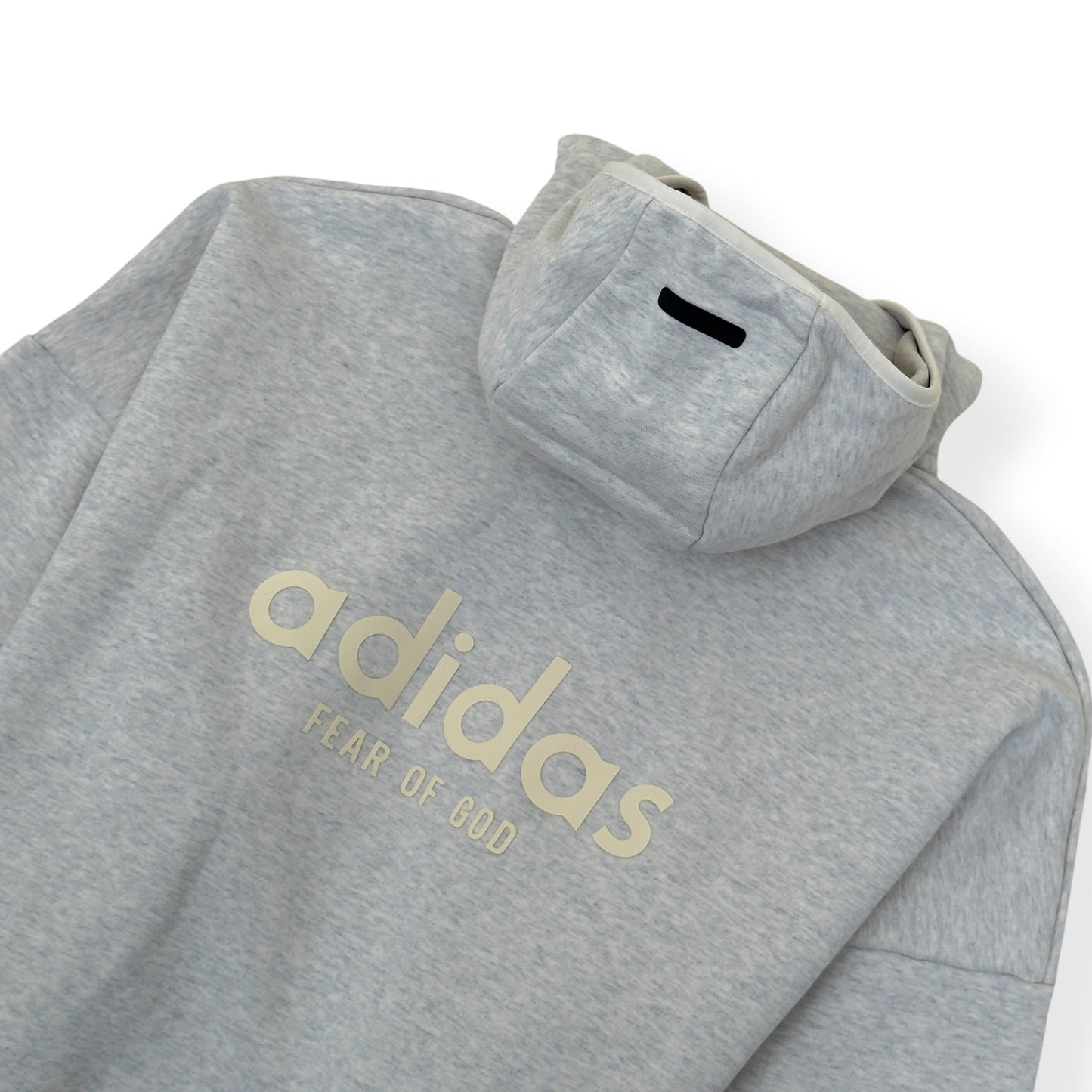 FEAR OF GOD X ADIDAS ATHLETIC HOODIE LIGHT GREY L | Large, Grey