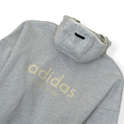 FEAR OF GOD X ADIDAS ATHLETIC HOODIE LIGHT GREY L | Large, Grey