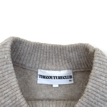 THE COUTURE CLUB FLUFFY SWEATSHIRT GREY XL | XL, Grey