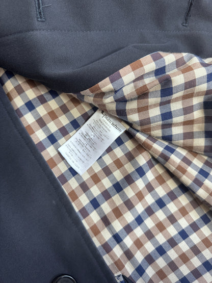 Aquascutum Navy Trench Coat