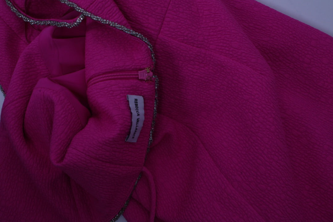 Rebecca Vallance Cristina Embellished Mini Dress Pink 12 | O/S, Pink