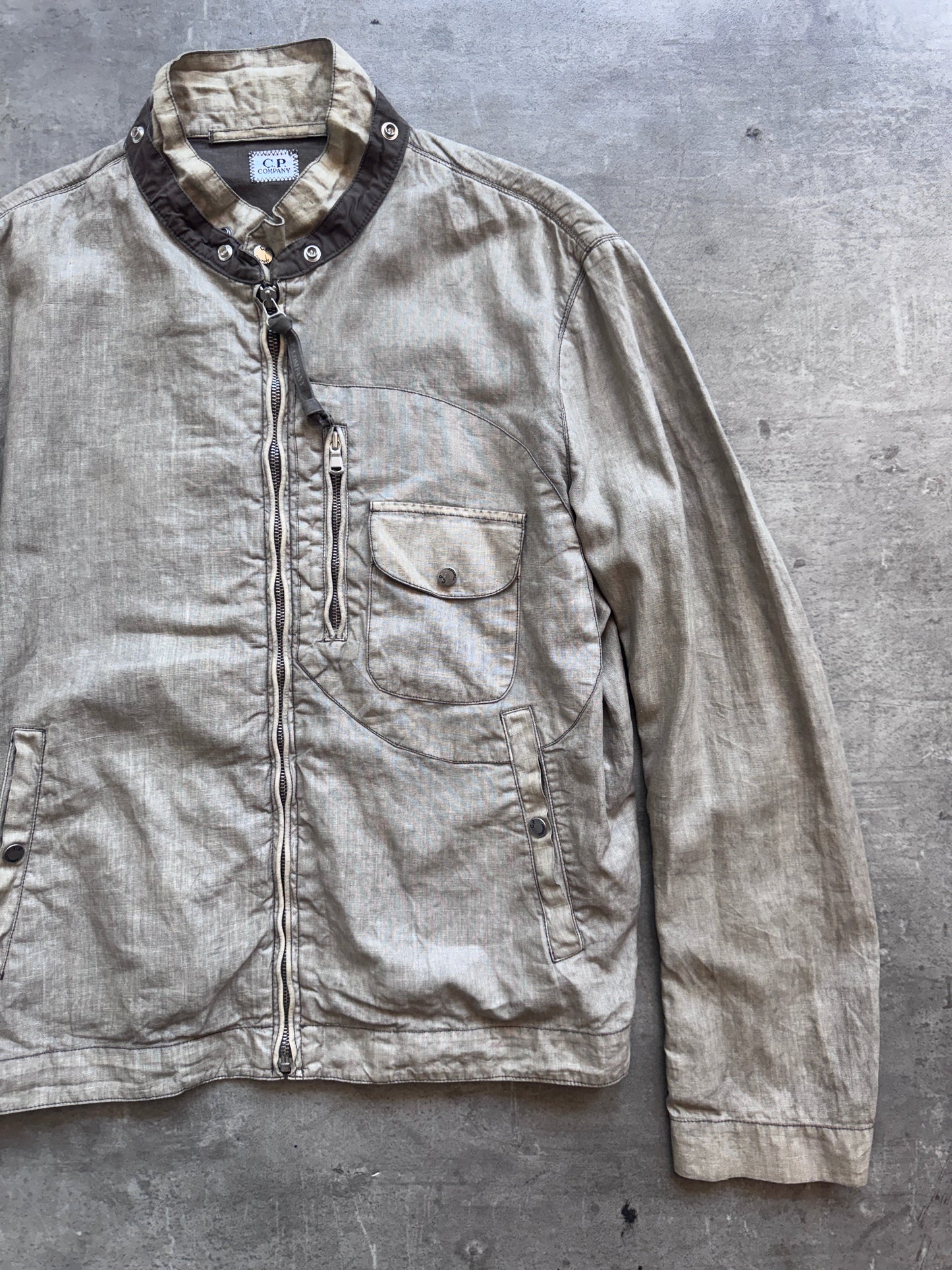 SS 2004 C.P. Company Lino Flax Jacket. FA : 276 | Medium, Multicoloured