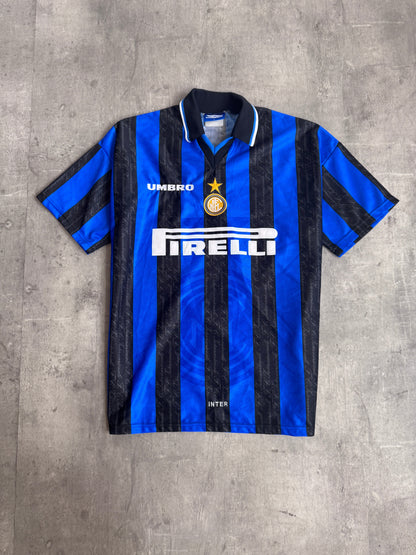 1996/97 Inter Milan x Umbro "Ronaldo 10" Home Football Shirt