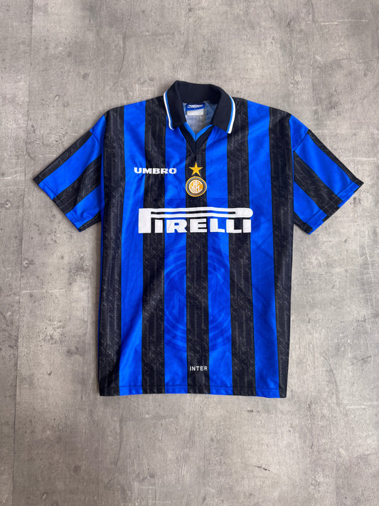 1996/97 Inter Milan x Umbro "Ronaldo 10" Home Football Shirt