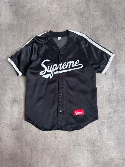 S/S 2017 Supreme Satin Baseball Jersey