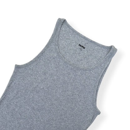 SKIMS RIBBED TANK TOP GREY L | Large, Grey