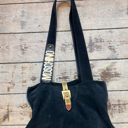 BLACK MOSCHINO HANDBAG