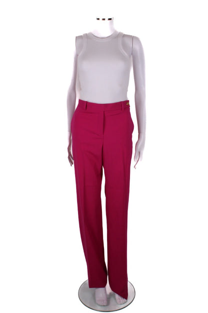 Versace Medusa Button Trousers Pink 8 | Medium, Pink