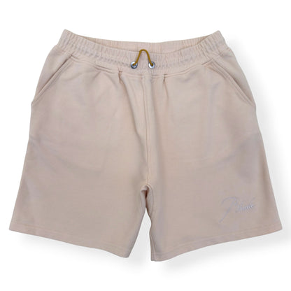 RHUDE EMRODERED LOGO SHORTS SAND XL | XL, Red