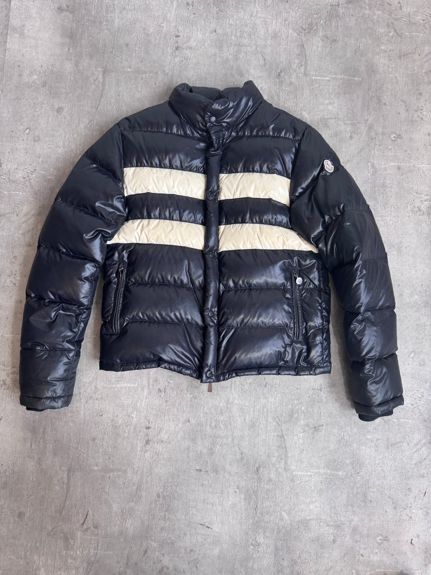 Moncler Two Tone Tissu Puffer Jacket