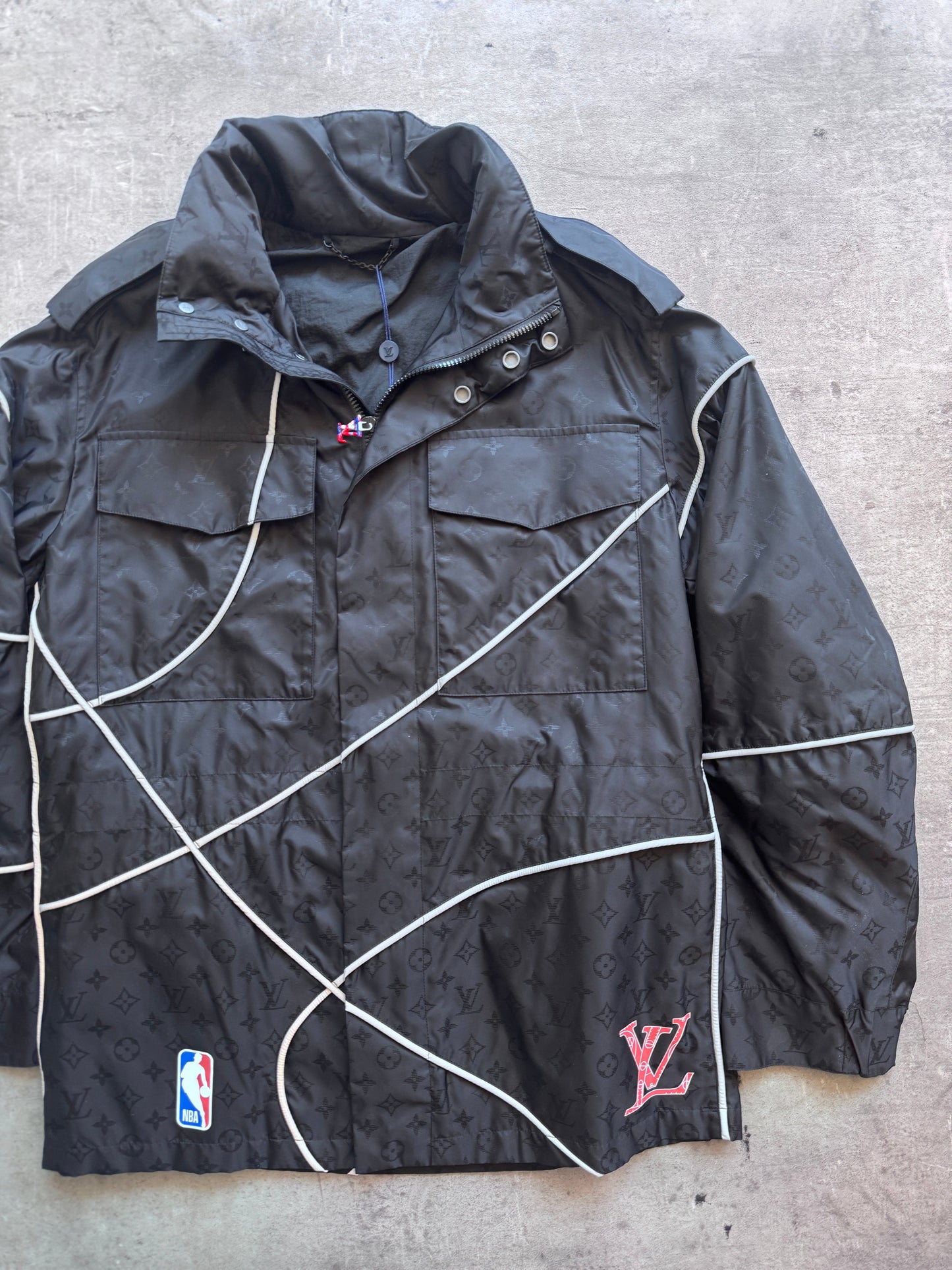 Louis Vuitton x NBA Monogram Parka Jacket. FA : 276 | MEDIUM, Multicoloured