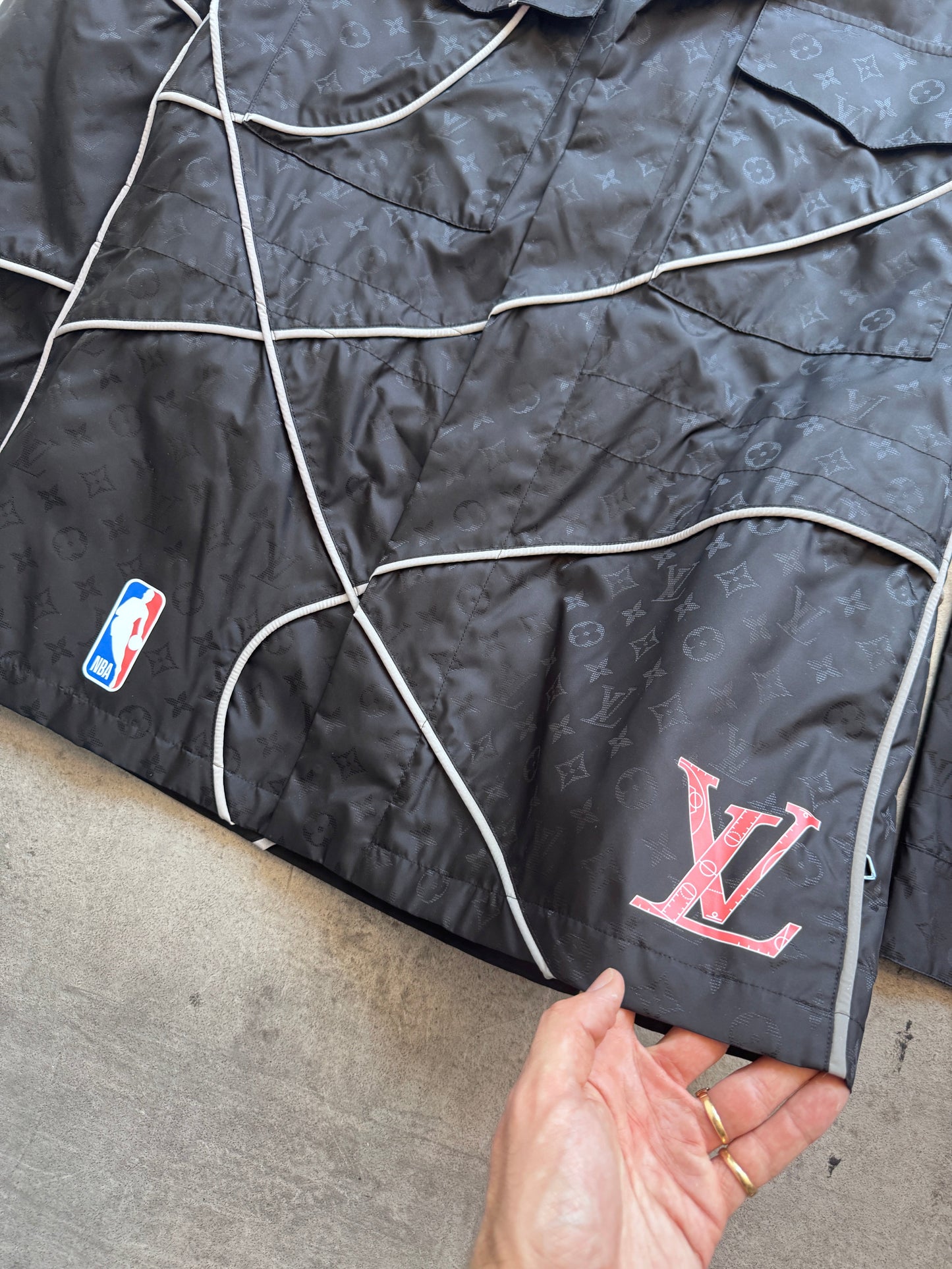 Louis Vuitton x NBA Monogram Parka Jacket. FA : 276 | MEDIUM, Multicoloured