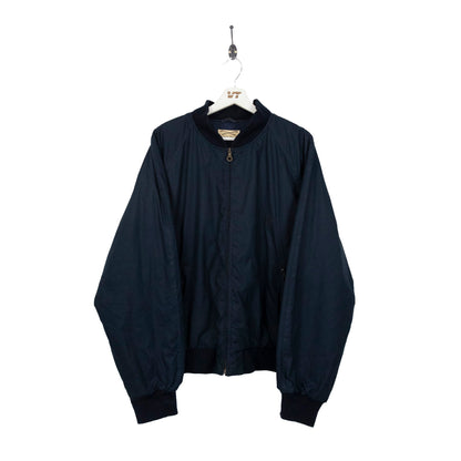 1980s Giorgio Armani Black Bomber Jacket